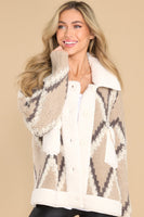 In The Cards Taupe Jacket