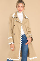 Gingerbread Delight Khaki Coat