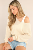 All That You Need Ivory Sweater