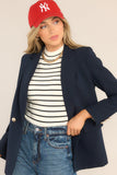 Before Dawn Navy Blue Blazer