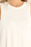 You Look Familiar Ivory Tank Top