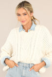 Snuggly Sensation Ivory Sweater