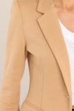 The World Is Yours Tan Ponte Blazer