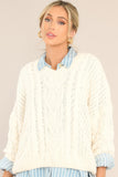 Snuggly Sensation Ivory Sweater