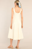 Nice To See You Ivory Midi Dress