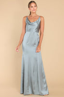 Inner Radiance Ash Blue Maxi Dress