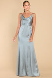 Inner Radiance Ash Blue Maxi Dress