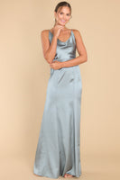 Inner Radiance Ash Blue Maxi Dress