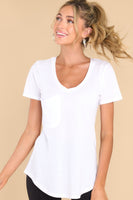 White Pocket Tee