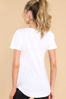 White Pocket Tee