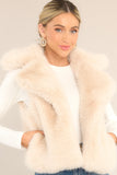 This Life Natural Faux Fur Vest