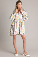 This Is Your Sign Ivory Floral Print Dress