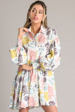 This Is Your Sign Ivory Floral Print Dress