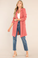 On A High Note Porcelain Rose Pink Coat