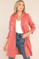 On A High Note Porcelain Rose Pink Coat