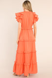 Ruffle Some Feathers Spice Maxi Dress