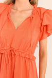 Ruffle Some Feathers Spice Maxi Dress