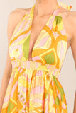 Sunshine Dreaming Citrus Maxi Dress