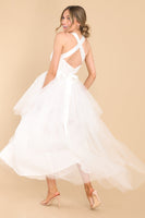 Graceful Movements White Maxi Dress