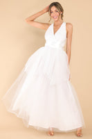 Graceful Movements White Maxi Dress