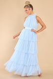 Shock And Awe Blue Maxi Dress