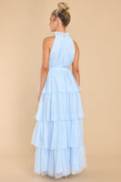 Shock And Awe Blue Maxi Dress